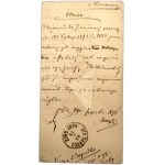List - adresowany Nowy Sącz , wysłany z Limanowej 1878 rok [ Limanowa]