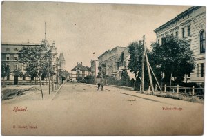Postcard - Kędzierzyn Koźle - Cosel Bankofstrasse - ca. 1910