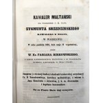Birkowski Fabian - Kazania przygodne i pogrzebowe - Kraków 1859