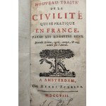 Courtin A. - Nové pojednání o zdvořilosti [ savoir vivre] ve Francii v praxi - Amsterdam 1708