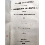 Adam Mickiewicz - Rzecz o literaturze słowiańskiej - Poznań 1851