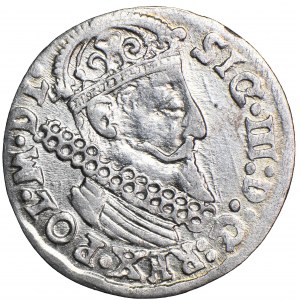 Poland, Sigismund III, Crown, trojak 1624, men. Kraków
