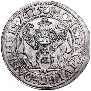 Poland, Sigismund III, Gdansk, ort 1615, men. Gdansk