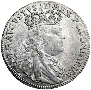 Poland (Saxony), August III, ort 1754, men. Leipzig, E. Croll