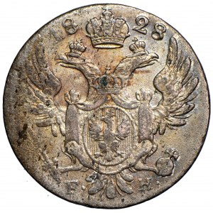 Poland, Congress Kingdom, Nicholas I, 10 groszy 1828, mens. Warsaw, Frederick Hunger