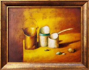 Gennadiy Tishchenko, Still Life with a white ladle, 2008