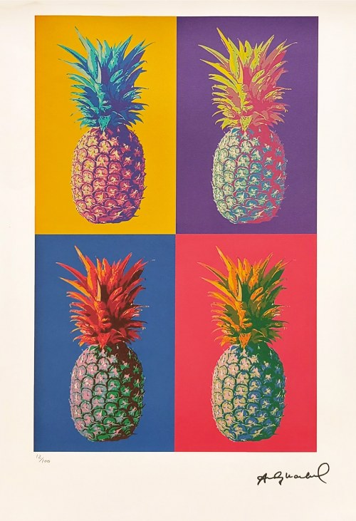 Andy Warhol (1928 - 1987), Pineapples (edycja 12/100), litografia