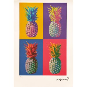 Andy Warhol (1928 - 1987), Ananásy (náklad 12/100), litografia