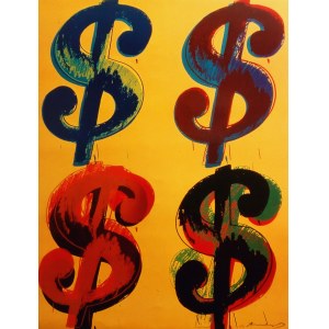 Andy Warhol (1928 - 1987), Dollar Sign (4), plagát, 2000