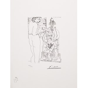 Pablo Picasso (1881 - 1973), lithograph, Marie - Therese Reflects on Her Surrealistic Image