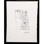 Pablo Picasso (1881 - 1973), lithograph, Marie - Therese Reflects on Her Surrealistic Image
