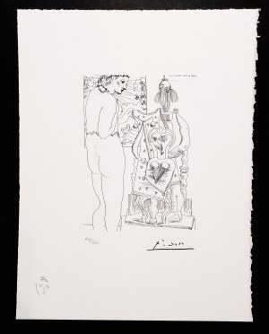 Pablo Picasso (1881 - 1973), litografia, Marie - Therese Rozważa Swój Surrealistyczny Wizerunek