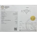 Diament 0.23 ct VVS1 G Certyfikat IGI