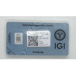 Diament 0.30 ct VVS2 F Certyfikat IGI