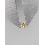 Prírodný diamant 0,13 ct P1 ocenenie $.787 brutto