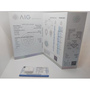 Diament 0.08 ct Si AIG Milan