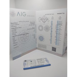 Diamant 0,24 ct I1 AIG Mailand