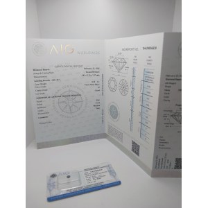 Diament naturalny 0.22 ct I2 AIG Milan