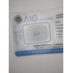 Szafir naturalny 0.48 ct AIG MILAN