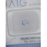 Szafir naturalny 0.48 ct AIG MILAN