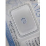 Szafir naturalny 0.48 ct AIG MILAN