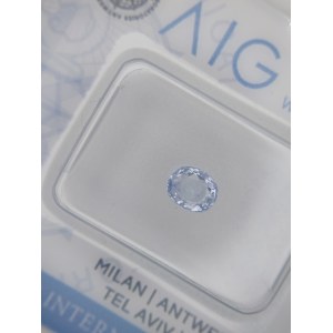 Szafir naturalny 0.48 ct AIG MILAN