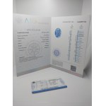 Szafir naturalny 0.48 ct AIG MILAN