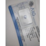 Szafir naturalny 0.48 ct AIG MILAN