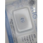 Szafir naturalny 0.48 ct AIG MILAN