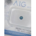 Natural diamond 0.18 ct I2 AIG Milan