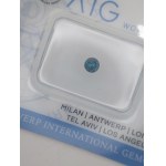 Natural diamond 0.18 ct I2 AIG Milan