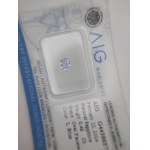 Szafir naturalny 0.46 ct AIG MILAN