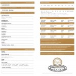 Szafir naturalny 0.75 ct wyc. 800$