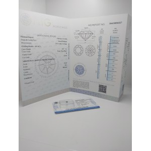 Diament naturalny 0.17ct I2 AIG MILAN