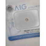 Diament naturalny 0.14 ct I1 AIG MILAN