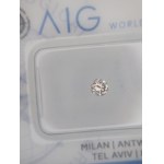 Diament naturalny 0.14 ct I1 AIG MILAN
