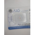 Diament naturalny 0.14 ct I1 AIG MILAN