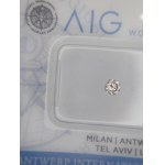 Diament naturalny 0.14 ct I1 AIG MILAN