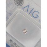 Diament naturalny 0.14 ct I1 AIG MILAN