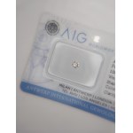 Diament naturalny 0.14 ct I1 AIG MILAN