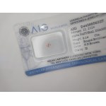 Diament naturalny 0.14 ct I2 AIG MILAN