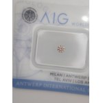 Diament naturalny 0.14 ct I2 AIG MILAN