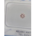 Diament naturalny 0.14 ct I2 AIG MILAN
