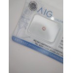 Diament naturalny 0.14 ct I2 AIG MILAN
