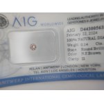 Diament naturalny 0.14 ct I2 AIG MILAN