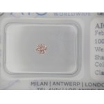 Diament naturalny 0.14 ct I2 AIG MILAN