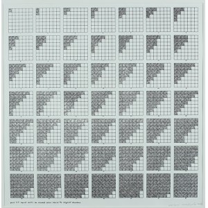 Ryszard Winiarski, Game 7x7-logical course-the elements appear keeping diagonal directions, 1977