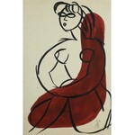 Monika Piwowarska (1914-2006)	Akt w fotelu