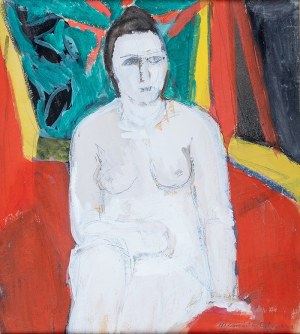 Helena Zaremba-Cybisowa (1911 Równe - 1986)	Półakt, 1960 r.