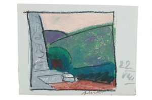 Jerzy Mierzejewski (1917 Kraków - 2012 Warszawa)	Widok z okna